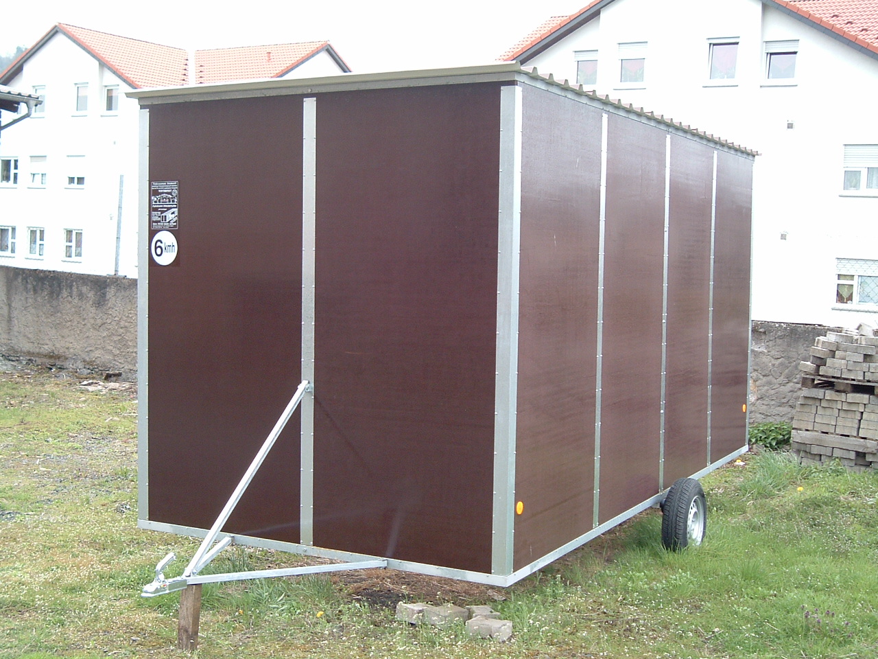 Fahrbare Weidehütte  5m x 2,5 m ohne Extras